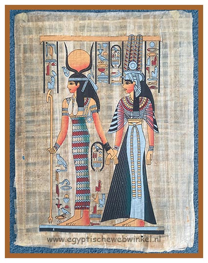 Godin Isis en koningin Nefertari